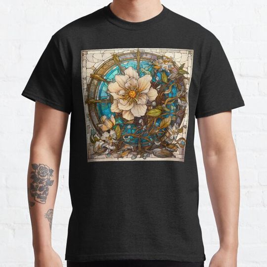 Discover Steampunk twisted Flowers on Broken Stained Glass