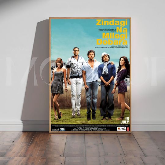Discover Zindagi Na Milegi Dobara Poster, Hritik Roshan, Katrina Kaif, Bollywood Movies Poster