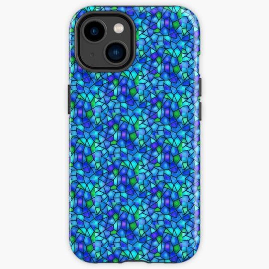 Discover blue stained glass