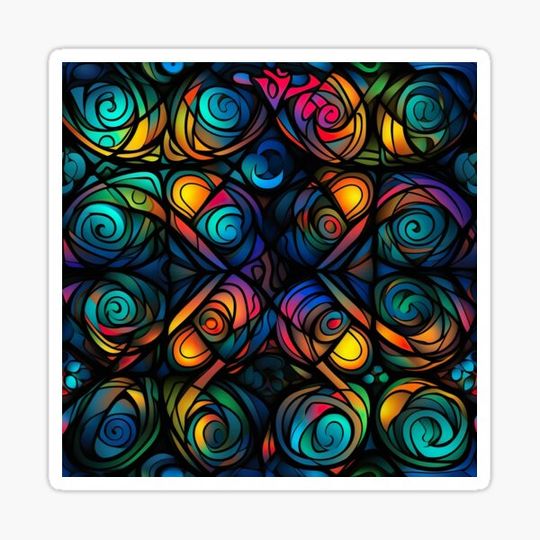 Discover Modern design reminiscent of the style of Celtic Northern Lights patterns
