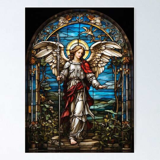 Discover Stained Glass Art- Stained Glass Angel
