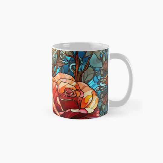 Discover Heavenly Roses in Stained Glass