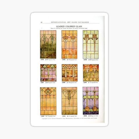 Discover Vintage International art glass catalogue (1914)