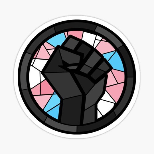 Discover BLM Stained Glass Fist (Trans)