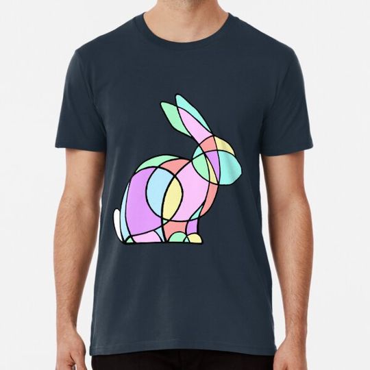 Discover Rainbow stained glass rabbit