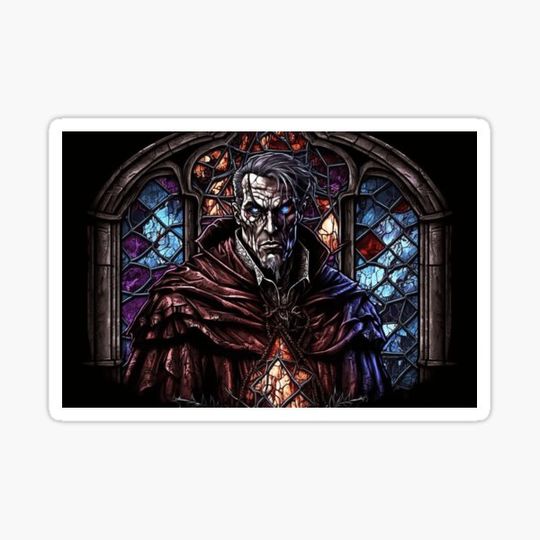 Discover Diablo Deckard Cain Horadrim Stained Glass