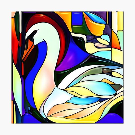 Discover Swan In The Glass