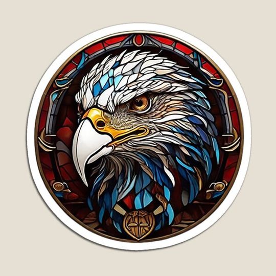 Discover Stained Glass Eagle