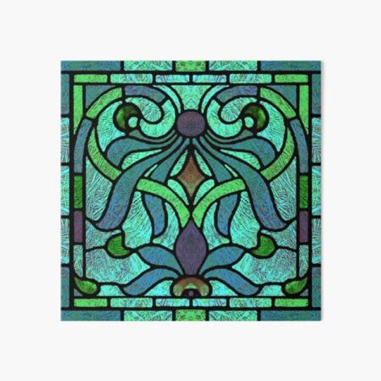 Discover Victorian Stained Glass in Blue and Green