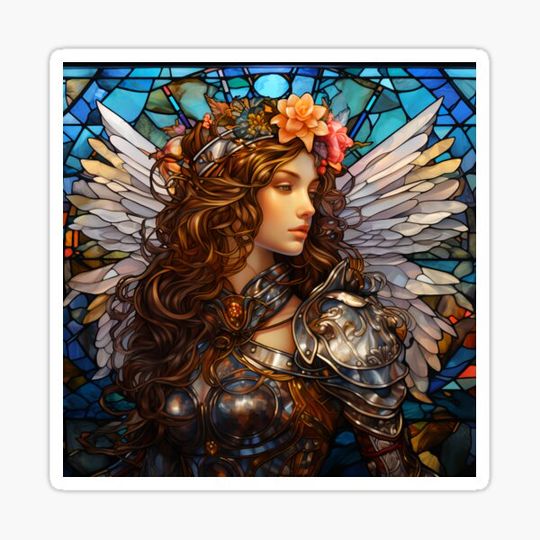 Discover Glass powerful Female Woman Medieval Warrior