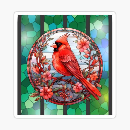 Discover Stained Glass Cardinal
