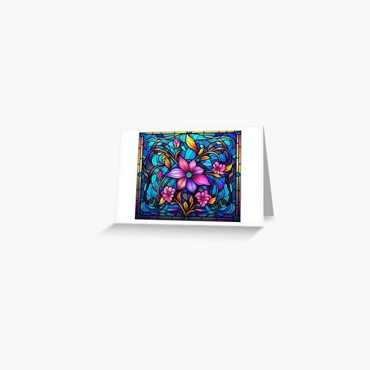 Discover Stained Glass Art (7) - Vibrant Flowers