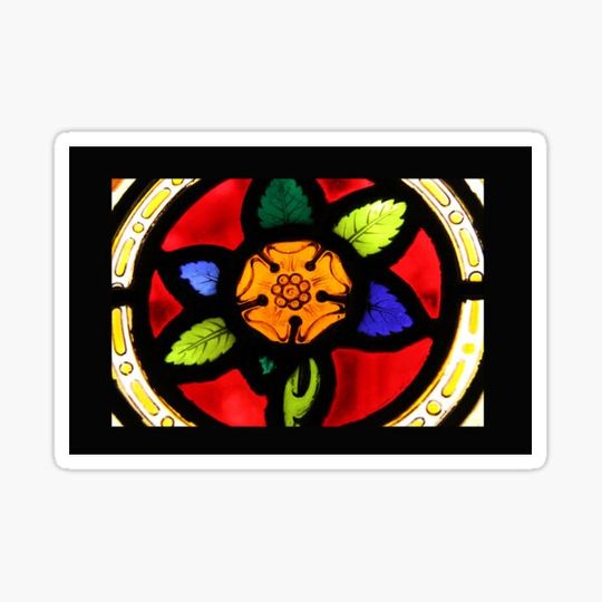 Discover Flower Stained Glass Window