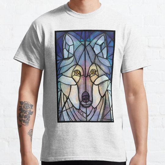 Discover Stained Glass Wolf