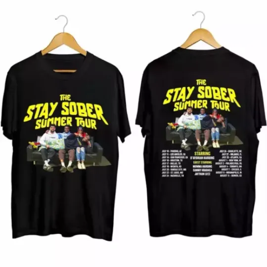 Discover D' Aydrian Harding The Stay Sober Summer Tour 2024 Shirt