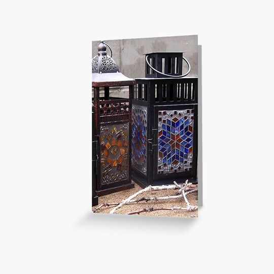 Discover Stained Glass Mosaic Lanterns - Print