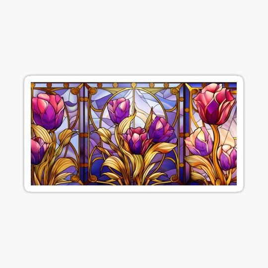 Discover Purple And Gold Tulips
