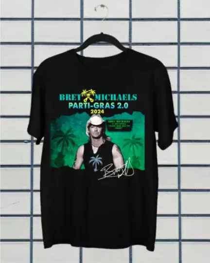 Discover New Popular ​Bret Michaels Tour 2024 Gift For Fan T shirt