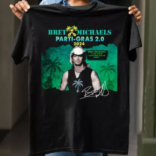 Discover New Popular!!! Bret Michaels Tour 2024 Gift For Fan T shirt