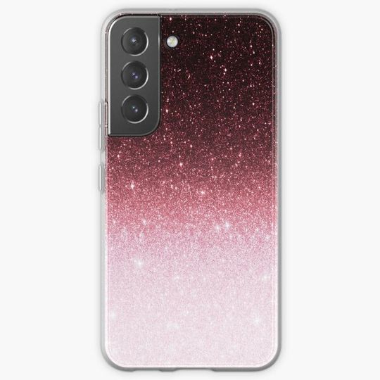 Discover Rose gold glitter gradient