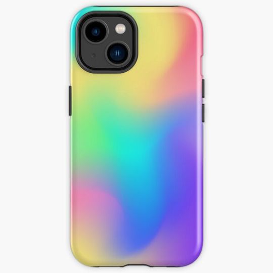 Discover Abstract blurred gradient mesh background with grainy effect