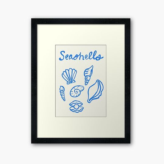 Discover Minimalist Seashell Line Art Doodles