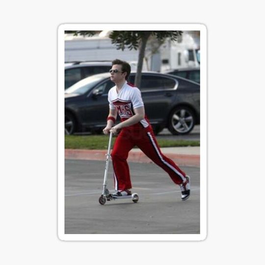 Discover glee kurt hummel sticker