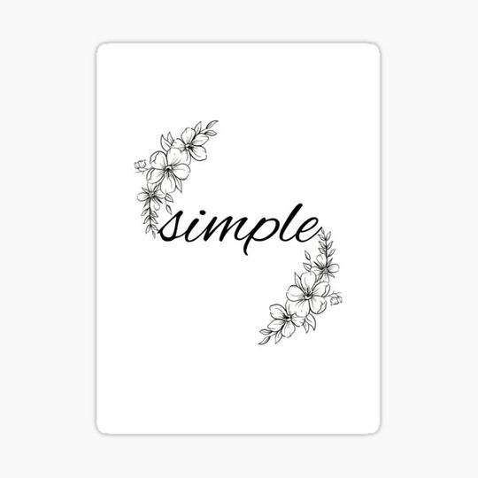 Discover simple : word  design