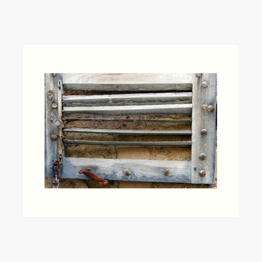 Discover Weathered Old Shutter