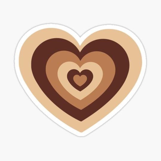 Discover Brown Latte Heart