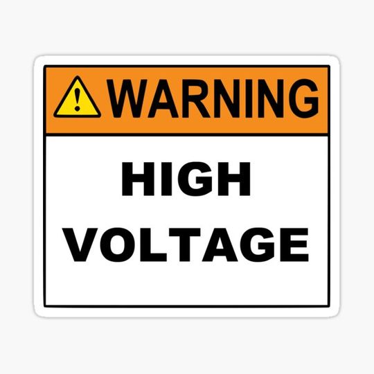 Discover Warning High Voltage