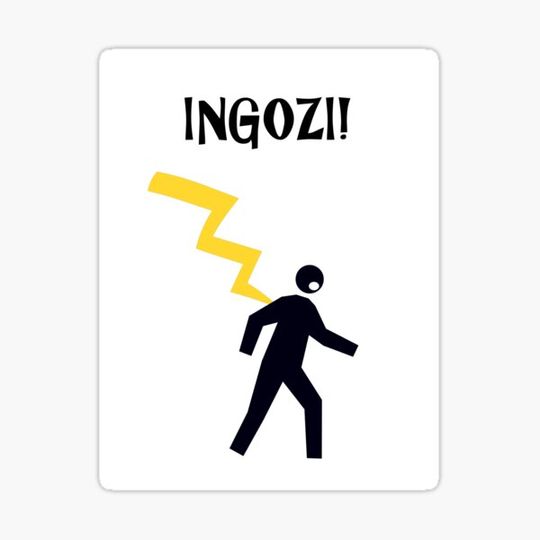Discover electricity danger. Ingozi - Zulu/Xhosa