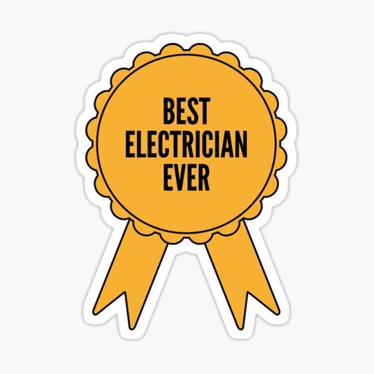 Discover Best Electrician Ever Gold Medal Achievement
