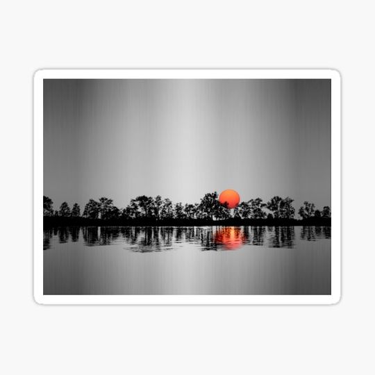 Discover Sunset Reflection