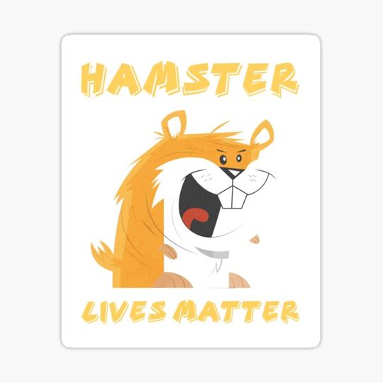 Discover Hamster Lives Matter Funny Hamster Lover Pun