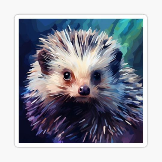 Discover Colorful Hedgehog