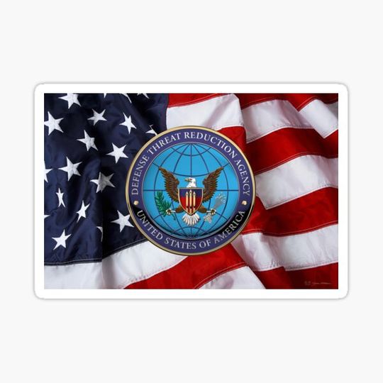 Discover Defense Threat Reduction Agency - DTRA Seal over U. S. Flag