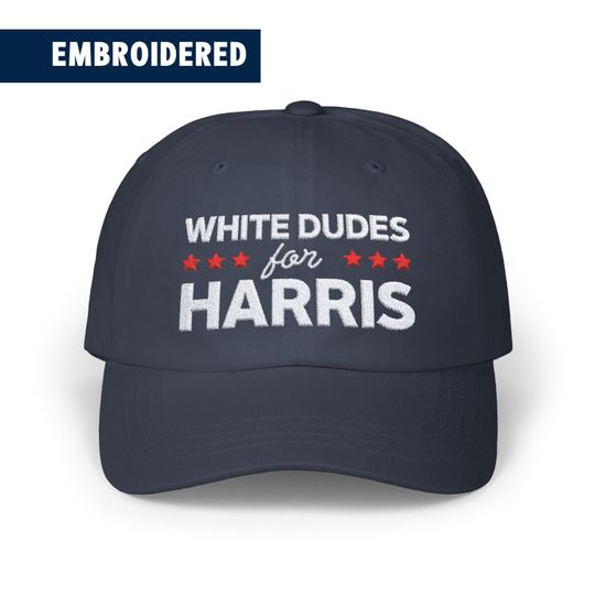 Discover Camo 'White Dudes for Harris' cap