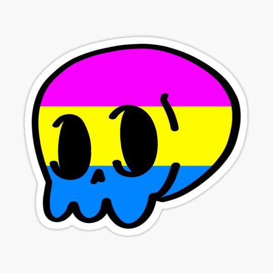 Discover Pride Skull (Pansexual)