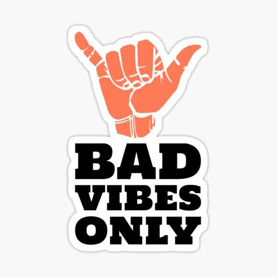 Discover Bad Vibes Only - Black