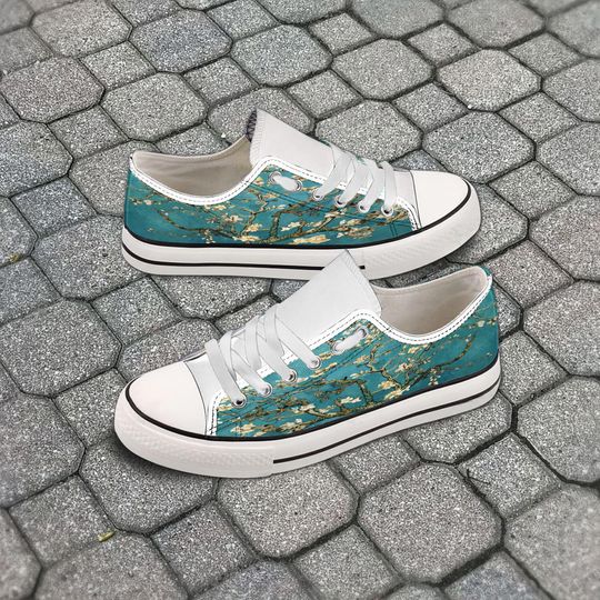 Discover Van Gogh Almond Blossom Women's Low Top Sneaker