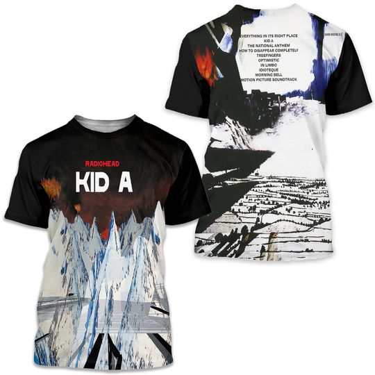Discover Kid A Radio Head Music Band T-Shirt