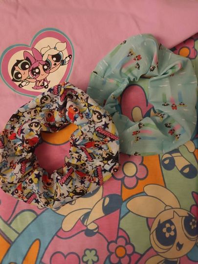 Discover Powerpuff girls hair scrunchies
