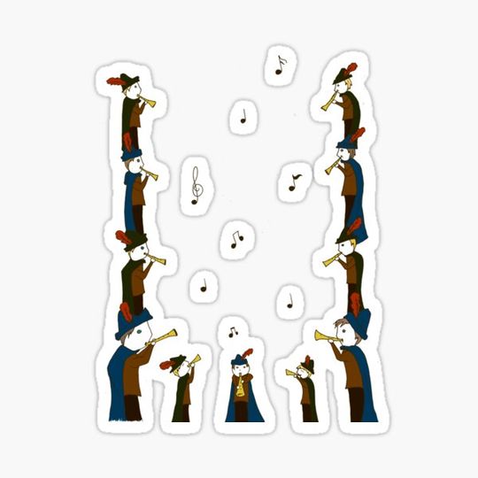 Discover Eleven Pipers Piping