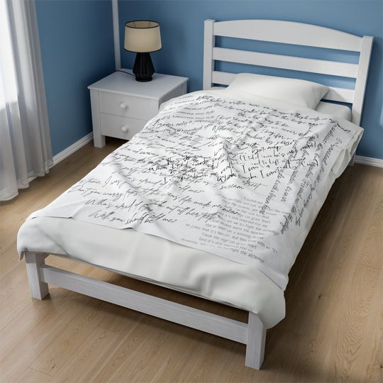 Discover TTPD Lyric White  Duvet Cover