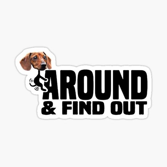 Discover FAFO Funny Dachshund