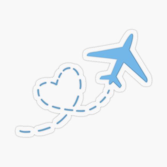 Discover Airplane Heart Transparent Design: Unique Decor