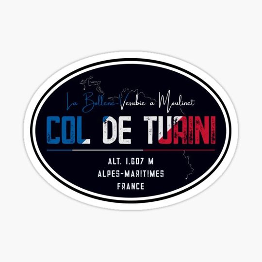 Discover Col De Turini 02 T-Shirt + Sticker - Route des Grandes Alpes