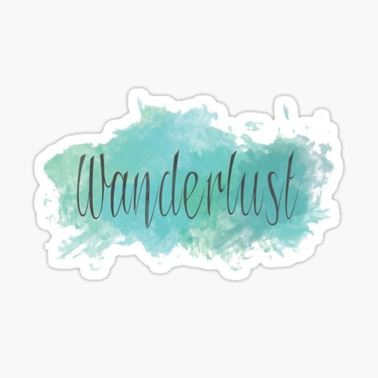 Discover Wanderlust Watercolor Teal