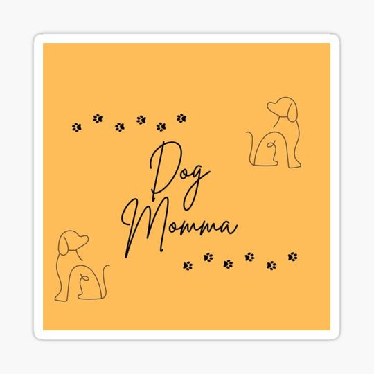Discover Dog Momma Outlined